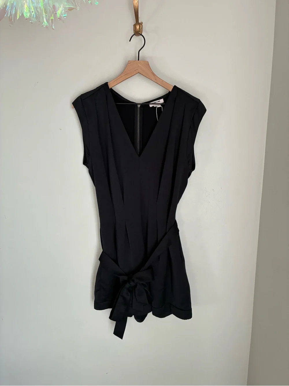 Helmut Lang Artemis Romper Black Sleeveless Size 6